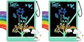 TEKFUN Kids Toys 10Inch LCD Writing Tablet, Mess Free Coloring Doodle Board, Drawing Pad for Kids Games Educational Toys for Ages 3-10 Girls Boys (Green) (Pack of 2)