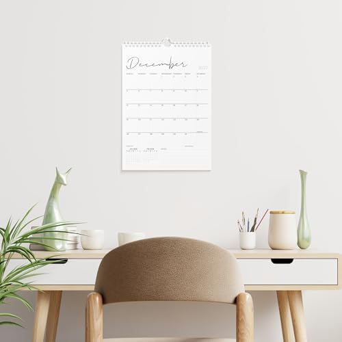 Karto Wall Calendar 2026-2027 11x17 in - Cursive | July 2026 to December 2027, Vertical, Boosts Productivity, Easy Monthly Planning