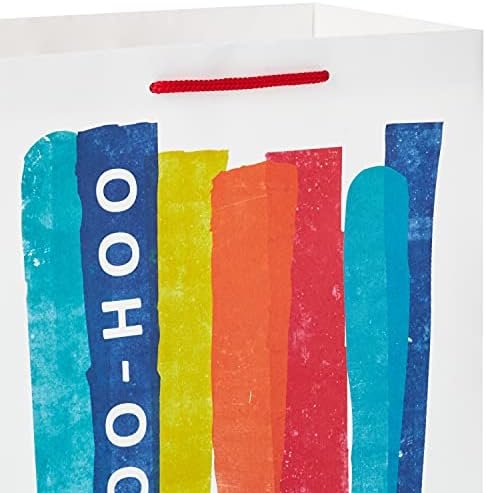 Hallmark Gift Bag Assortment, 12-Pack, 3 Sizes (Birthday, Stripes, Dots)