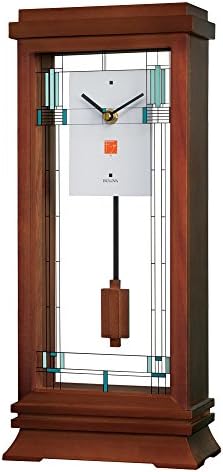 Bulova B1839 Wilits Frank Lloyd Wright Mantel Clock