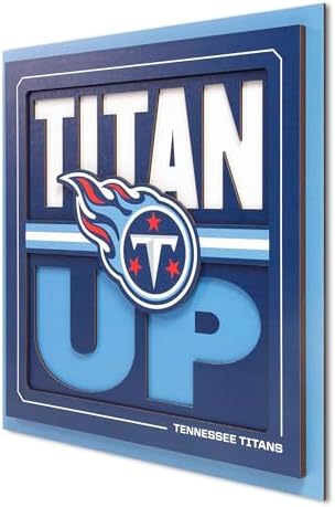 YouTheFan NFL Tennessee Titans Slogan Series 3D Wall Art