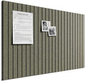 Bumusty 36"x 24" Large Felt Bulletin Board Tiles,Earth Brown