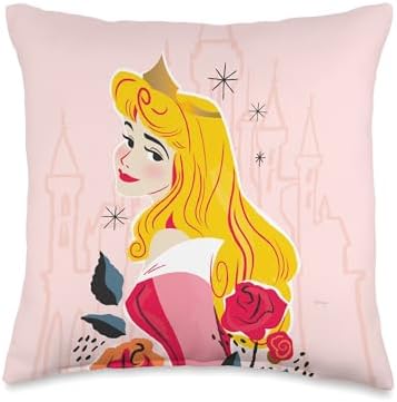 Disney Princess Aurora Sleeping Beauty Soft Pink Throw Pillow