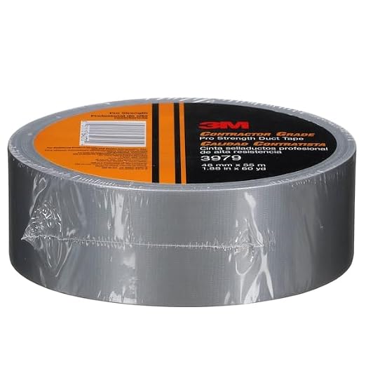 3M Contractor Grade Pro Strength Duct Tape 3979, Silver, 1.88 in x 60 yd