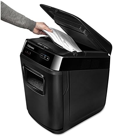 Fellowes AutoMax 200C Cross-Cut Auto Feed 2-in-1 Office Shredder with Auto Feed 200-Sheet Capacity (4653501)