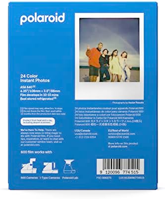 Polaroid Color 600 Film,24 Photos (6273),(Pack of 12)