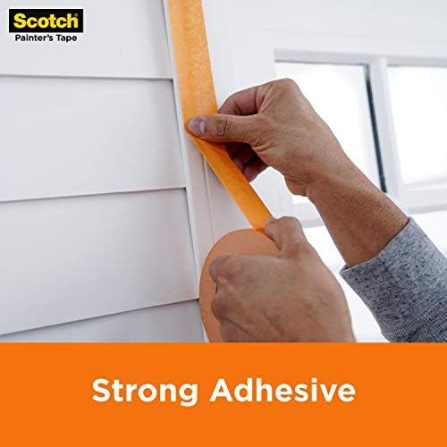 Scotch Heavy Duty Painter's Tape, 0.94 in x 60.1 yd, for Use On Vinyl, Carpet, Metal, & Plastic, Indoor & Outdoor Masking Tape, Bonds Aggressively, 3-Day Clean Removal, 1 Roll (2020+-24AP)