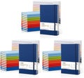 ViVin 72 Pack A5 Hardcover Lined Notebook,192 pg College Ruled 5.5x8.3