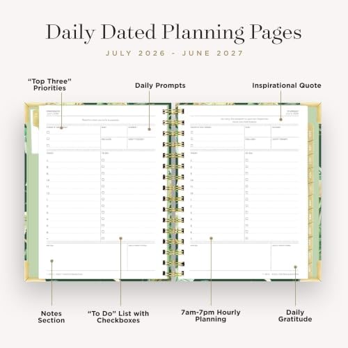 Day Designer 2026-2027 Mini Daily Academic Planner, 6"x8.125", St. Barts