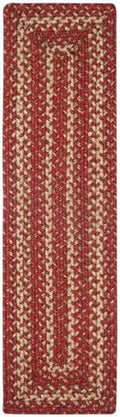 Homespice Apple Pie Jute Braided Stair Treads, Rect 8x28 Set of 13