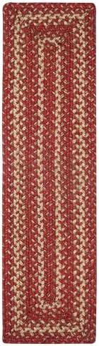Homespice Apple Pie Jute Braided Stair Treads, Rect 8x28 Set of 13