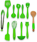 Chef Craft Premium Utensil Set Kitchen, Green, 11 Piece Set (42107)