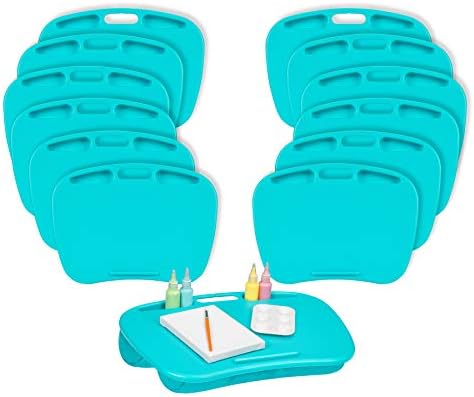 LAPGEAR MyDesk Lap Desk – Turquoise, 12-Pack, Fits 15.6” Laptops