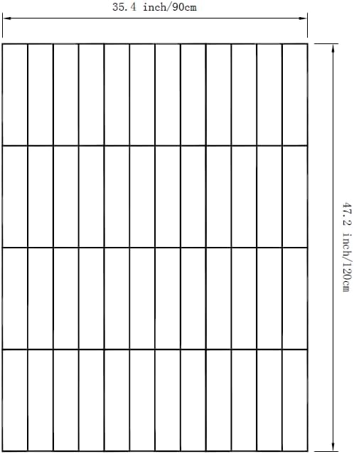 12-Pack Ivory Felt Wall Tiles(11.8“x11.8”Each), 47"x35" Aesthetic Bulletin Pin Board, Large Cork Board Alternative for Office, Classroom & Wall Decor