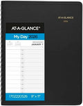 AT-A-GLANCE 2026 Appointment Book Planner, Daily, 8" x 11", Large, Two Person Group, Black (702220526)