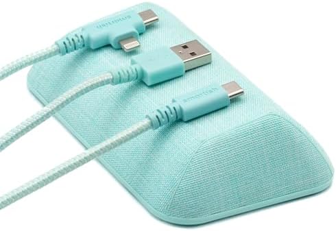 Smartish Magnetic Cord Holder, Bigger Cable Wrangler, Office Desk Organizer