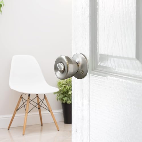 Design House Terrace Privacy Door Knob, Satin Nickel