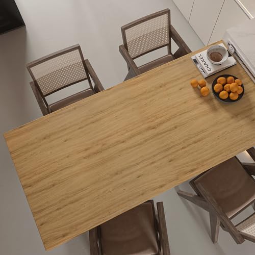 Light Brown Oak Wood Contact Paper Peel and Stick Wood Grain Wallpaper