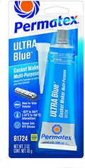 Permatex 81724 Sensor-Safe Ultra Blue RTV Silicone Gasket Maker, 3.35 oz. Tube