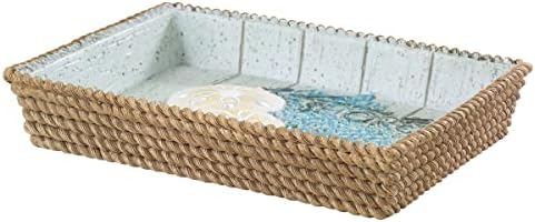 Avanti Linens - Soap Dish, Guest Bathroom Essentials, Coastal Home Decor (Beachcomber Collection)