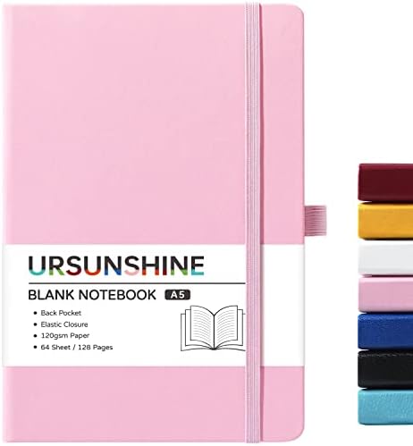 Blank Journal/Notebook - Classic Notebook/Journal with Ribbon Divider