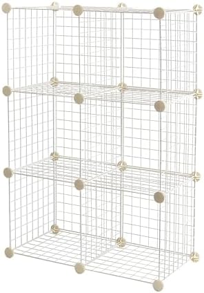 Amazon Basics Cube Wire Grid, 6-Cube, 12 x 12-Inches, White