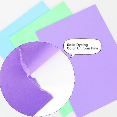 Cream White Cardstock 40 Sheets 8.5 x 11 Inches, 180gsm/65lb Construction Paper, Colored Card Stock Paper Bulk for Printing, DIY, Office & School, Scrapbooking, Crafts