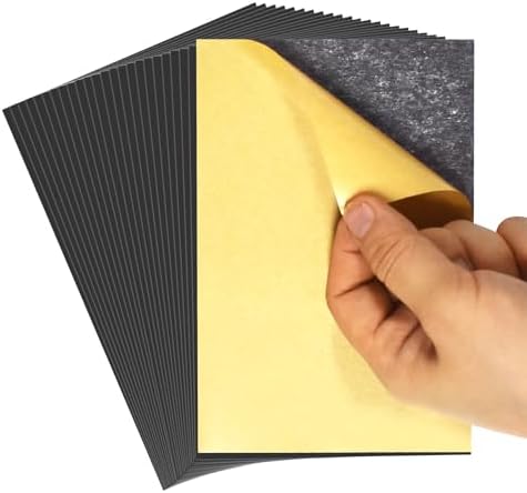 Towjug Adhesive Magnetic Paper, 4" x 6", 24 Pack