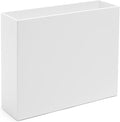 Poppin Hanging File Organizer - File Folder Organizer for Hanging Files, Open Top Design for Easy Access, Lacquer-Like Finish, Stylish Design, Ideal File Organizer for Desk (White)