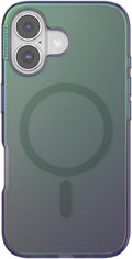 PopSockets iPhone 16 Phone Case with MagSafe- Nightshade | Magnetic, Wireless Charging, Camera & Drop Protection, Green, Teal, Turquoise, iPad, Removable, Popper