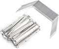 Iron Clips 50pcs Lightweight Paper Fasteners for Stable Document Binding Up to 350 A4 Sheets