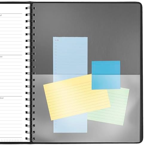 AT-A-GLANCE 2026 Appointment Book Planner, Daily, 8-1/2" x 11", Large, Eight Person Group, Two-Volume Set, Black (702120526)