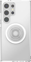 PopSockets Samsung Galaxy S24 Ultra Phone Case MagSafe- Clear | Compatible with MagSafe PopSockets, Drop Protection, Clear, Translucent, iPad, Removable, Popper