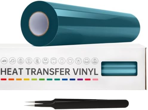 VinylRus Heat Transfer Vinyl, Dark Green, 12" x 20ft