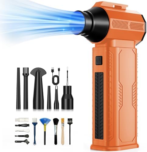Compressed Air Duster, 130,000RPM Ultra-Powerful Electric Air Duster
