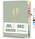Jul 2026 - Dec 2027 Planner, Forvencer 18 Month Planner 2026-2027, 6" x 8"