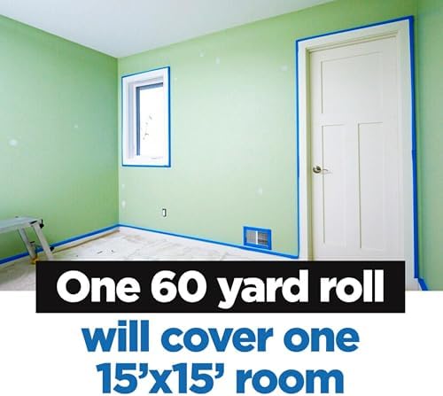 ScotchBlue Original Multi-Surface Painters Tape, 2 Inch Wide (1.88 in. x 60 Yds), 6 Rolls, Blue Paint Tape Protects Surfaces and Removes Easily, Masking Tape for Indoor and Outdoor Use (2090-48SC6)