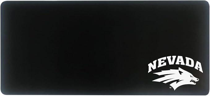 University of Nevada Classic Cloth Desk Mat, Durable Office Supplies, Non-Slip Base, Responsive Desk Pad with Smooth Cloth Surface, Black