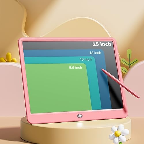 Kidopire LCD Writing Tablet for Kids, 15 Inch Doodle Board, Kid Drawing Pad