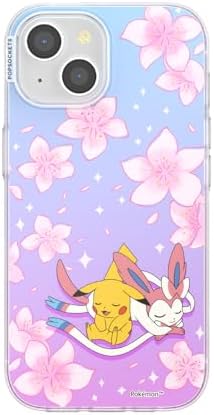 PopSockets iPhone 15 Case Compatible with MagSafe, Phone Case for iPhone 15, Wireless Charging Compatible, Case Only - Sakura Dreams