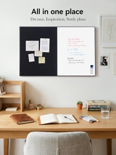 ARCOBIS Cork Board White Board Combo