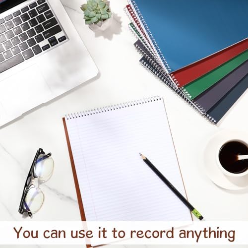 Maitys 6 Pcs Steno Spiral Notebooks, Chic Color, Modern Style