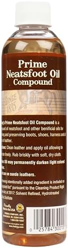 Fiebing's Prime Neatsfoot Oil Compound - Natural/Synthetic Leather Preservative