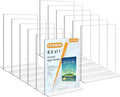 MaxGear 12 Pack Acrylic Sign Holder 8.5x11, Double-Sided Display, Vertical