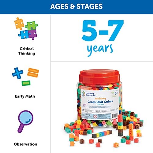 Learning Resources Interlocking Gram Unit Cubes