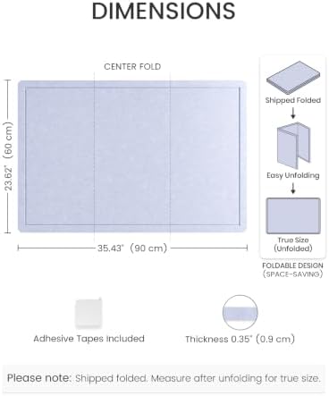 Fluxynara 35.4" x 23.6" Bulletin Board, Soft Periwinkle
