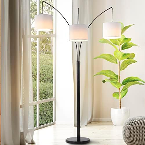 JONATHAN Y Barrie 3-Light Arc Floor Lamp 78.5" Metal, Oil Rubbed Bronze
