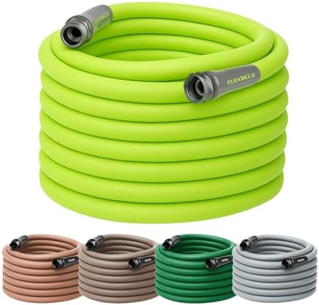 Flexzilla Garden Hose 5/8 in. x 100 ft., Lightweight All-Weather Water Hose, Durable and Flexible, Leak-Free Connections