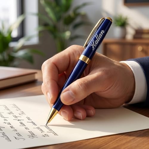 Ancolo Personalized Luxury Ballpoint Pens - for Friends Business Office