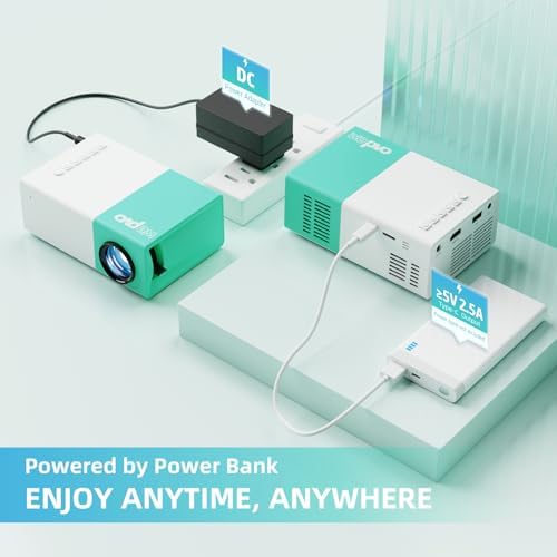 Mini Projector Portable for Gift, Led Outdoor Movie Projector